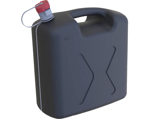 Bidon à essence Pressol 20 l, avec fenêtre de mesure à l'avant et à l'arrière Jerrican à carburant en plastique d''une capacité de 20 litres