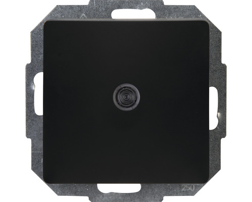 Interrupteur simple/va-et-vient universel éclairé Kopp 650674080 Paris noir mat