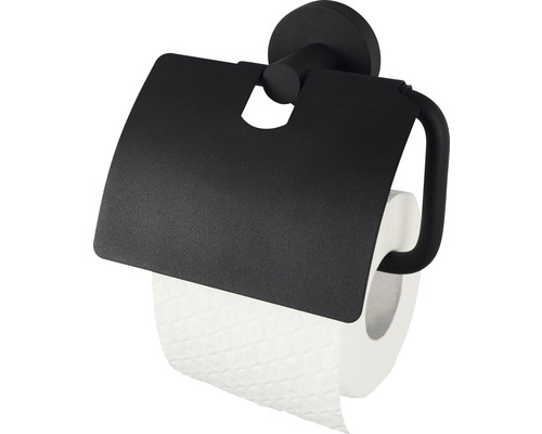 Dérouleur papier toilette HACEKA Kosmos noir mat 1208518