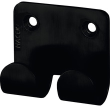 Haken HACEKA Ixi doppelt schwarz matt 1208553