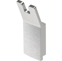 Haken HACEKA Aline doppelt aluminium gebürstet 1208584