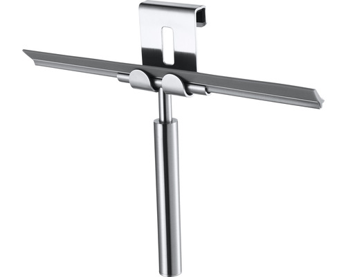 Raclette pour cabine de douche HACEKA Selection acier inoxydable brossé 1208749 Raclette de douche avec support en métal