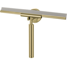 Duschabzieher aus Metall mit Wandhalterung