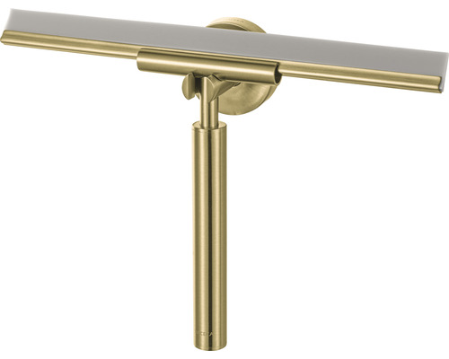 Duschabzieher aus Metall mit Wandhalterung