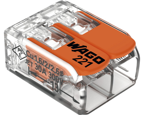 Wago 221 Verbindungsklemme für elektrische Leitungen