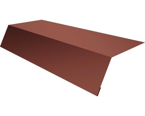 Support de gouttière PRECIT pour tôle trapézoïdale T18 rouge brun RAL 3011 2000 x 210 x 0,4 mm