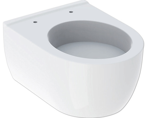 Wand-WC GEBERIT iCon Tiefspüler mit Spülrand Kurz Wassersparend weiß ohne WC-Sitz 204030000