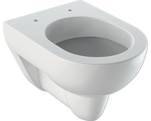 WC suspendu GEBERIT Renova Comprimo Renova Compact cuvette a fond creux avec bride de rincage court blanc KeraTect laque speciale sans abattant WC 203245600 HORNBACH Luxembourg