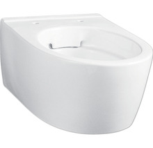 WC suspendu GEBERIT iCon cuvette à fond creux sans bride de rinçage court à économie d'eau blanc sans abattant WC 204070000-thumb-0