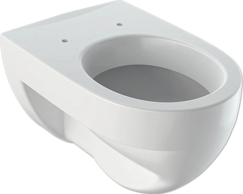 WC suspendu GEBERIT Renova cuvette à fond plat avec bride de rinçage blanc sans abattant WC 203140000