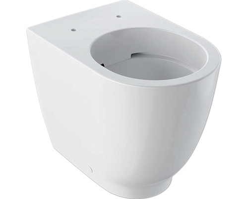 WC à poser GEBERIT Acanto cuvette à fond creux sans bride de rinçage blanc sans abattant WC 500602012