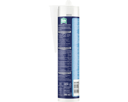 Sista Sanitärsilikon, 280 ml Kartusche