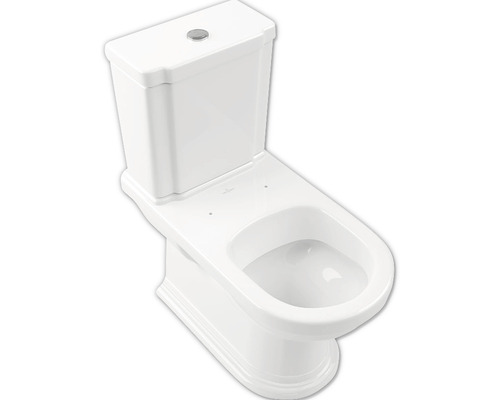 WC au sol blanc pour sanitaires