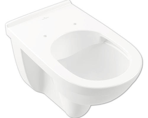 WC suspendu Villeroy & Boch ViCare cuvette à fond creux bride de rinçage ouverte surélevé blanc sans abattant WC 4695R001