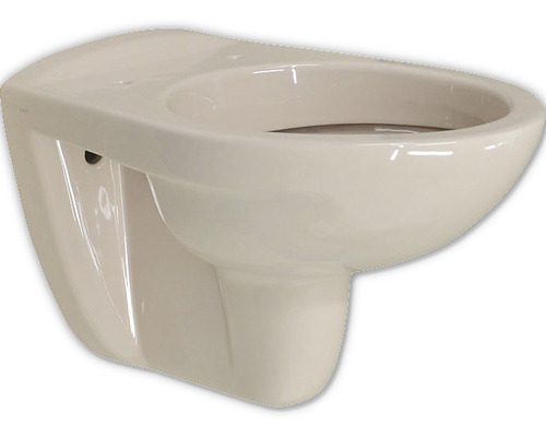 WC suspendu VitrA Norm cuvette à fond creux avec bride de rinçage beige sans abattant WC 1140884