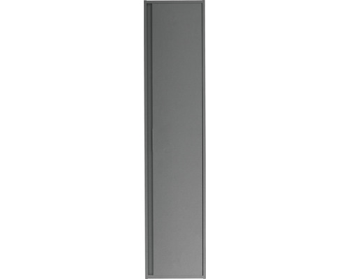 Armoire haute Sanox Porto couleur de façade cubanit grey 35 x 160 x 35 cm