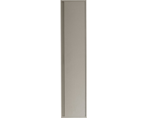 Armoire haute Sanox Porto couleur de façade gris silex 35 x 160 x 35 cm