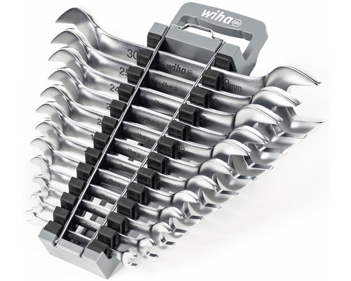 Jeu de clés mixtes Wiha avec support, tailles 6 millimètres à 32 millimètres