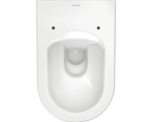 Duravit Wandtiefspül-WC ohne Spülrand, Aufsicht