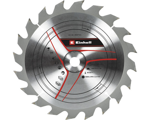 Einhell Sägeblatt mit 200 Millimeter Durchmesser