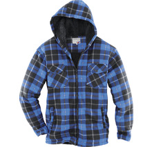 Veste de bûcheron à capuche avec fermeture éclair