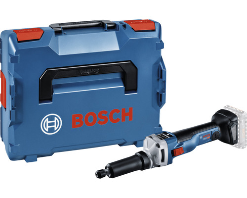 Meuleuse droite sans fil Bosch Professional GGS 18V-10 SLC avec 2 x clé de serrage 19 mm et L-BOXX 136 sans batterie ni chargeur