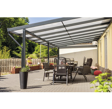 Terrassenüberdachung gutta Premium Acryl Klima blue 812,5 x 406 cm anthrazit