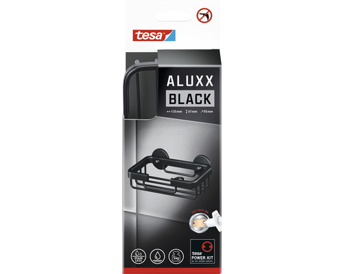 Tesa Aluxx Black Duschkorb Verpackung