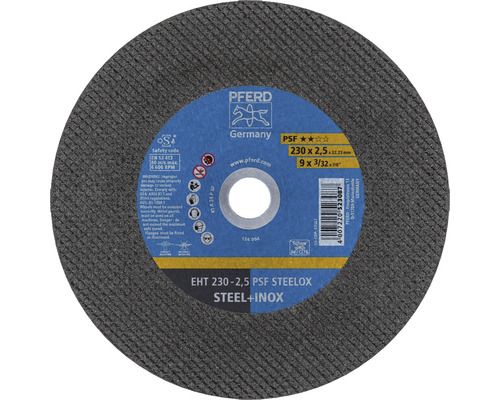 Disque à tronçonner PFERD EHT PSF STEELOX Ø 230x2,5x22,23 mm