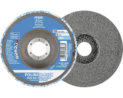 Pferd Polinox Schleifscheibe, 125 x 22,23 mm