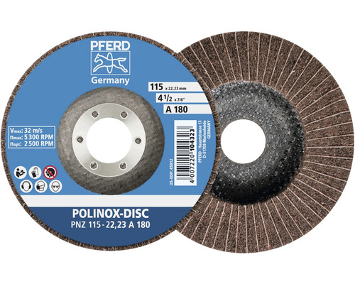 Pferd Polinox Meule à lamelles diamètre 115 millimètres