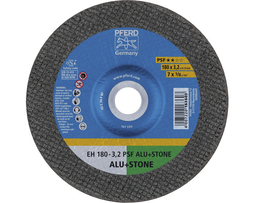 Disque à tronçonner PFERD EH PSF ALU+STONE Ø 180x3,2x22,23 mm