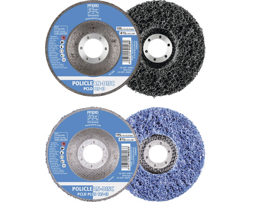 Disque de nettoyage Policlean Pferd, deux vues