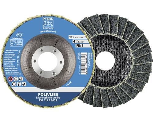 Pferd disque de ponçage non-tissé pour polissage 115 millimètres