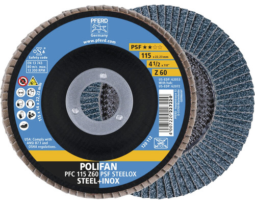 Pferd Polifan Fächerscheibe 115 Millimeter