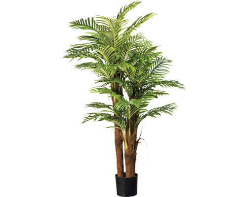 Palmier artificiel Areca avec tronc h 160 cm vert
