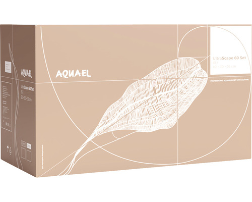 Aquael Ultra Scape 60 Set Aquarium Verpackung
