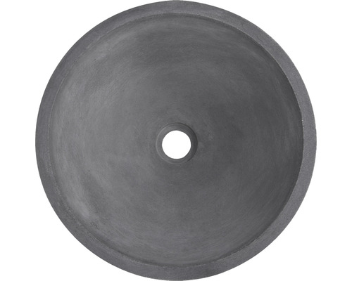 Vasque à poser Differnz Ravano 40 x 40 cm gris foncé mat laqué 38.251.02