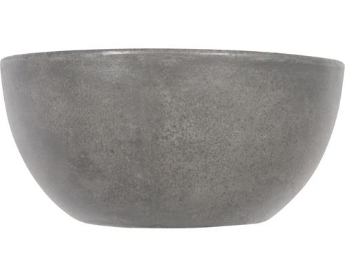 Cache-pot gris en céramique