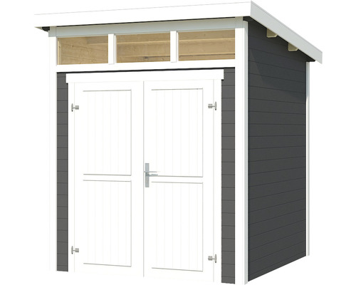 Gartenhaus mit Doppeltür und Oberlicht