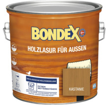 Bondex Holzlasur für Außen im Eimer, Farbton Kastanie