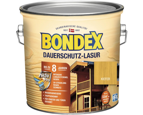 BONDEX Dauerschutz-Lasur kiefer 2,5 l