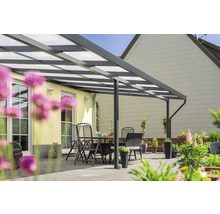 Terrassenüberdachung gutta Premium Acryl Klima blue 812,5 x 306 cm anthrazit
