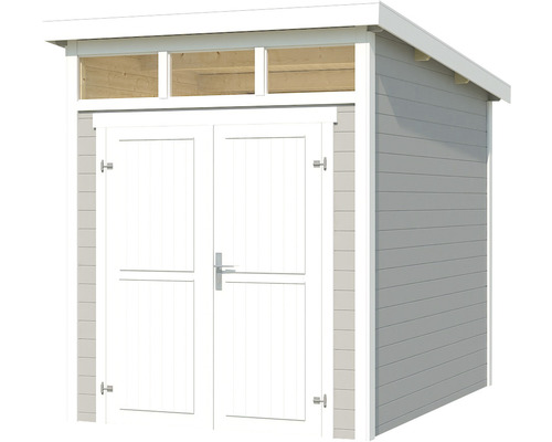Gartenhaus mit Doppeltür und Oberfenster