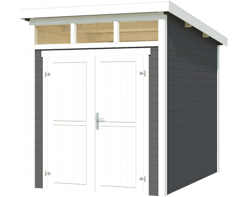 Gartenhaus mit Doppeltür und Oberlicht