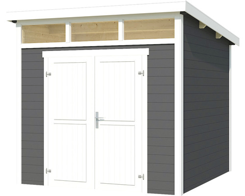 Gartenhaus mit Doppeltür und Oberlicht
