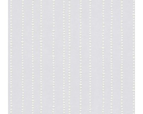 Papier peint intissé 38470-1 perles rayures blanc