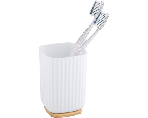 Gobelet pour brosse à dents Wenko Rotello bambou 25293100