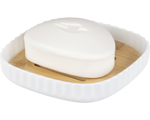 Seifenschale mit Bambuseinlage