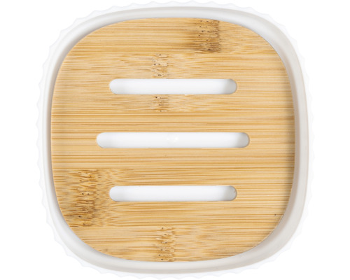 Seifenablage aus Bambus mit drei Schlitzen